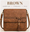 Ladies PU Leather Cross body Bag – Bow & Tassel Detail